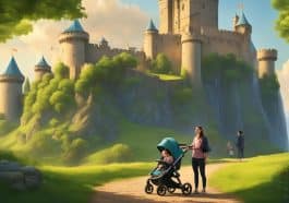 Babygerechte Besichtigung von Burgen und Ruinen