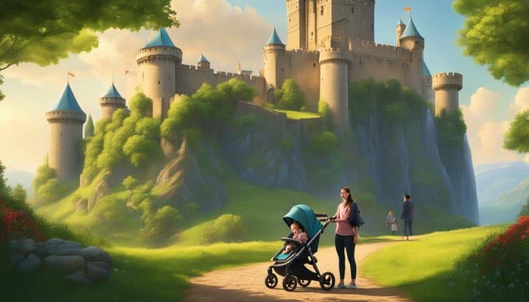 Babygerechte Besichtigung von Burgen und Ruinen