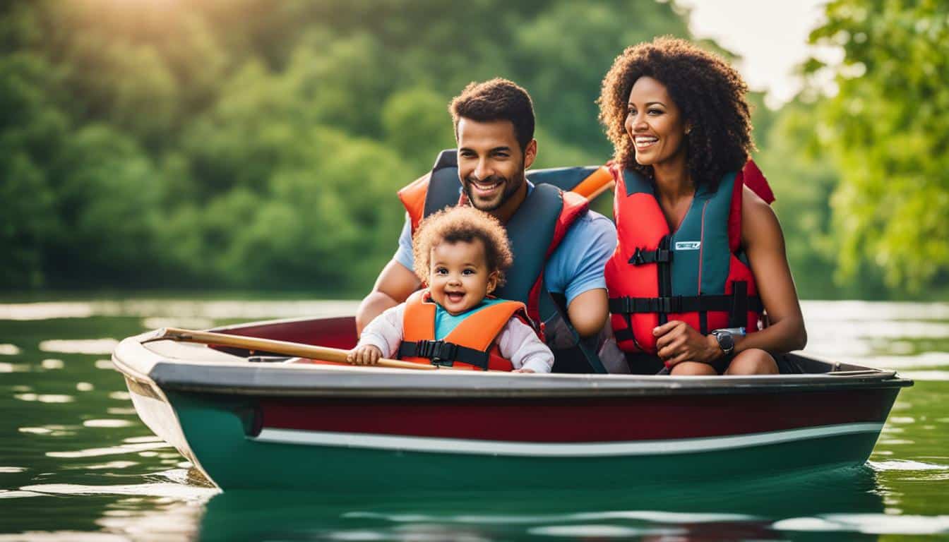 Babys erste Bootsfahrt auf österreichischen Flüssen