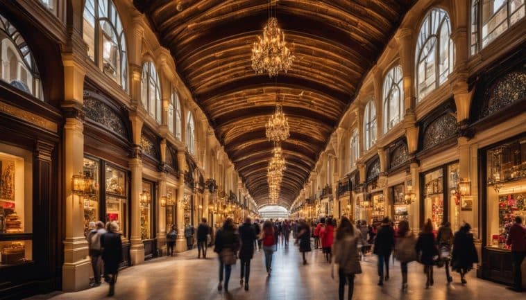 Einkaufen in historischem Ambiente: Einkaufspassagen in alten Gebäuden