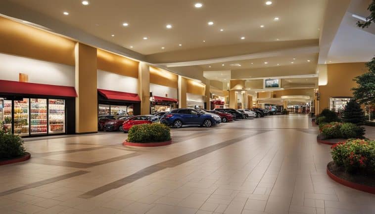 Einkaufscenter mit Parkmöglichkeiten: Bequemes Anreisen mit dem Auto