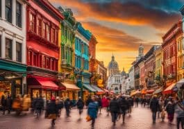 Einkaufsmeilen in der Nähe von Touristenattraktionen