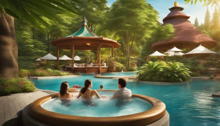 Familienfreundliche Thermen in der Nähe von Freizeitparks