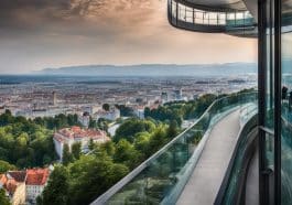 Haus des Meeres: Blick auf die Skywalk-Aussichtsplattform