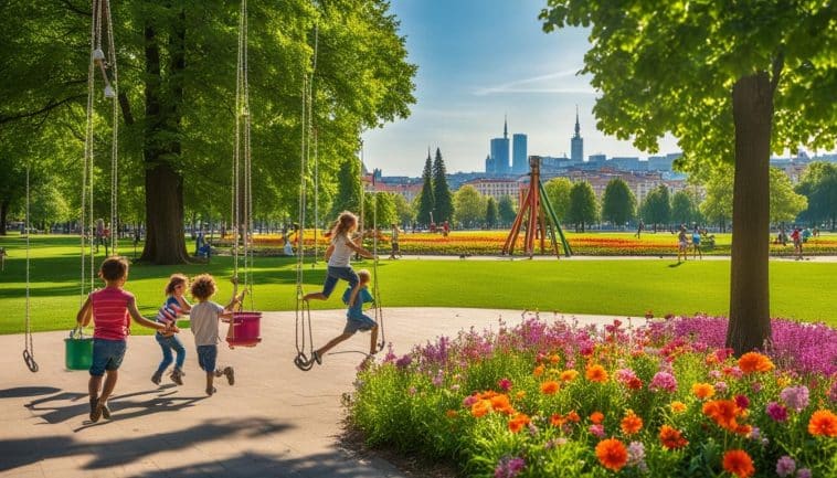 Kinderfreundliches Wien: Spielplätze und Parks