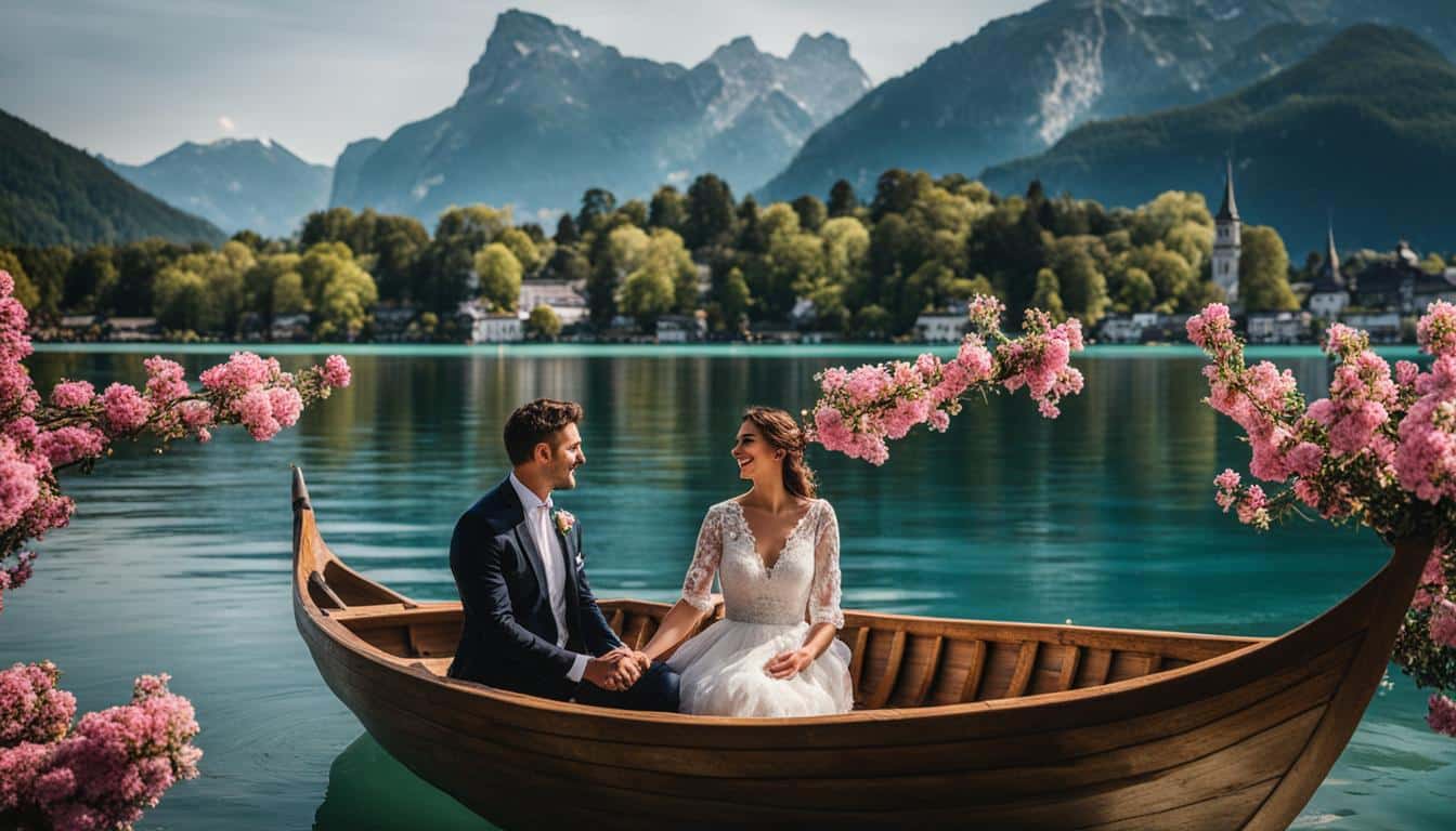 Romantische Bootsfahrt auf dem Wolfgangsee in Salzburg