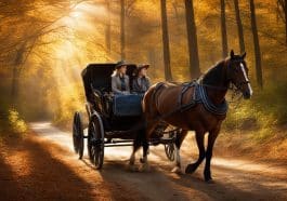 Romantische Pferdekutschenfahrt im Wienerwald