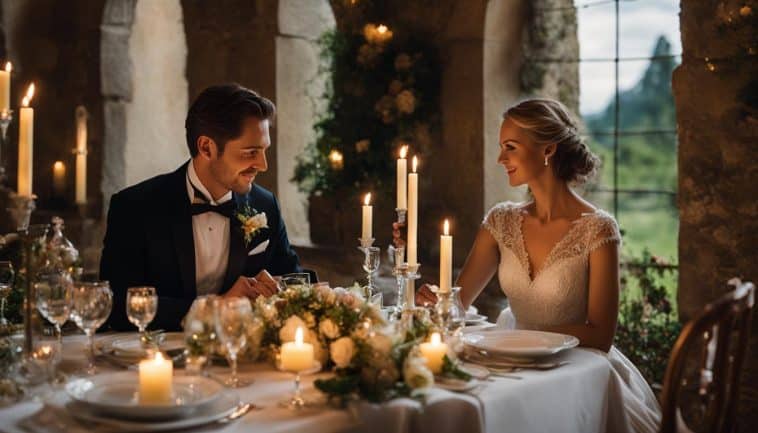 Romantisches Abendessen im Schloss Hellbrunn in Salzburg