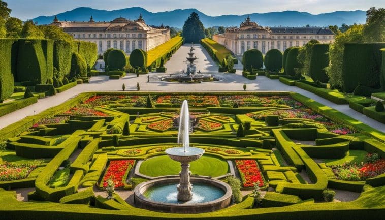 Schloss Belvedere: Historische Gärten und Kunstwerke