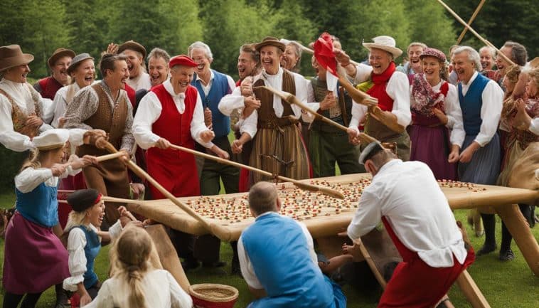 Spiele für den Polterabend in Österreich