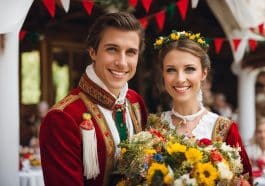 Traditionelles österreichisches Poltern