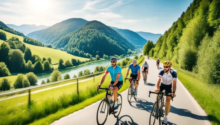 Donauradweg in Österreich