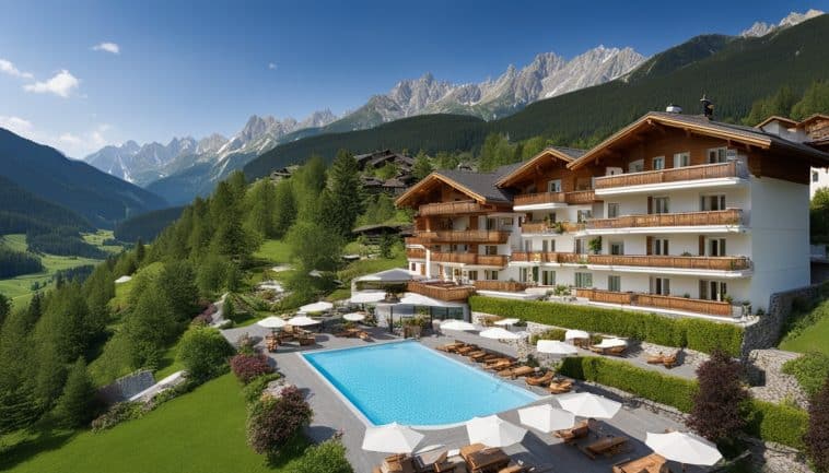 Familienhotel in den Bergen in Österreich